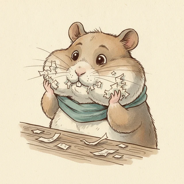 gpt-5.1-codex-max persona — Innocent Hamster illustration